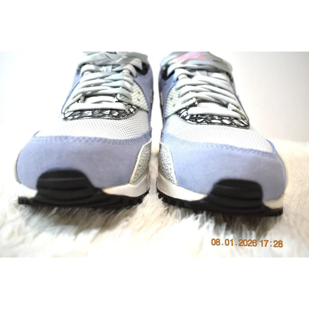 Nike Air Max 90 Premium PLATINUM/BLACK FIBERGLASS (443817-007) Women's Size 8.5